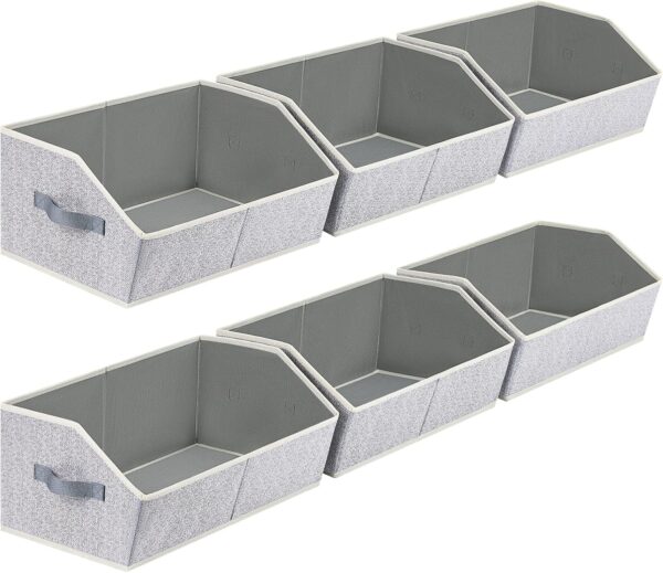6-Pack Closet Storage Bins