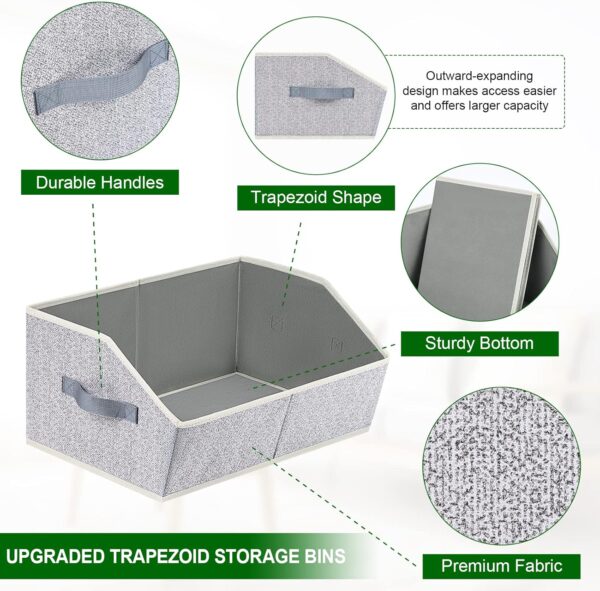 6-Pack Closet Storage Bins - Image 5