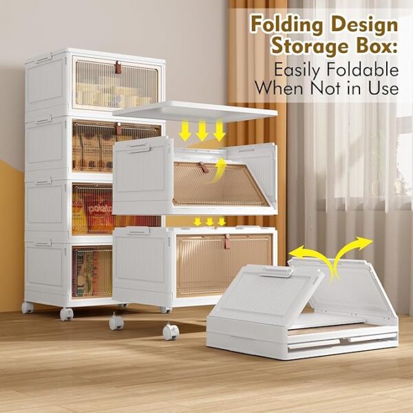 4-Tier 28QT Storage Bins - Image 3